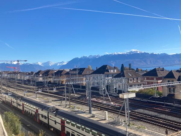 Lausanne en e-bike avec un guide local et indépendant: du lac Léman à la vieille ville