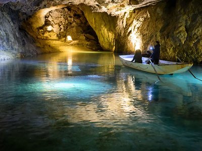 Swiss Alps Day Trip: Gorges, Underground Lake & Wine from Geneva