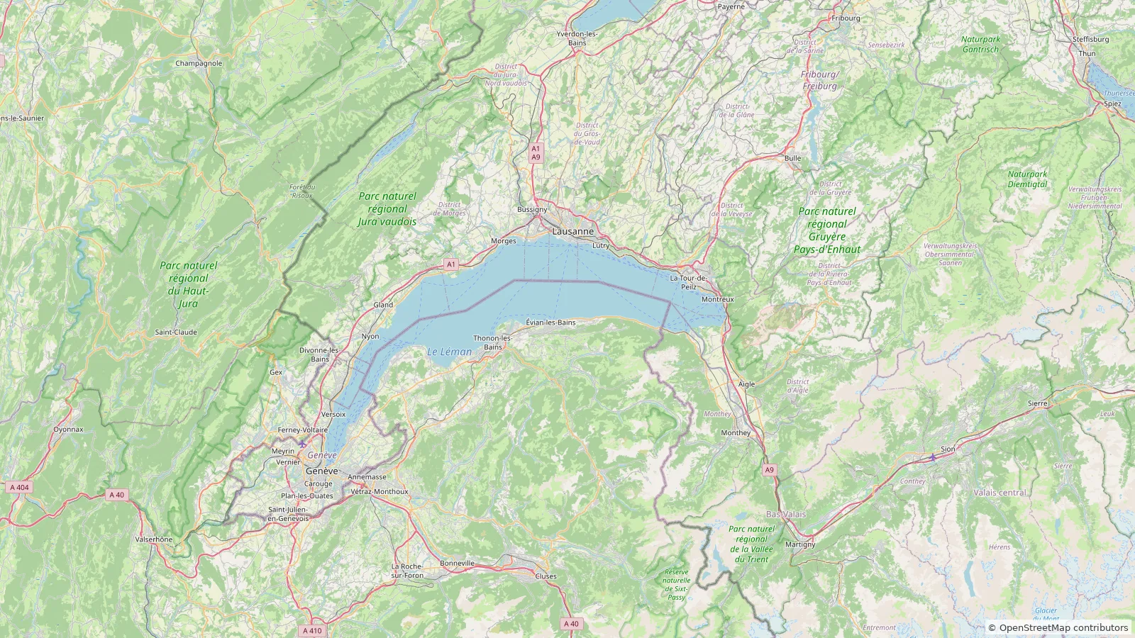 Mapa de la ruta de este tour, con 11 paradas marcadas