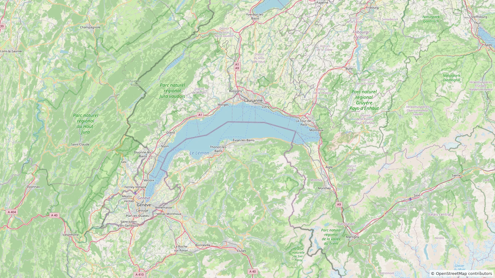 Karte der Route dieser Tour, mit 9 markierten Stopps