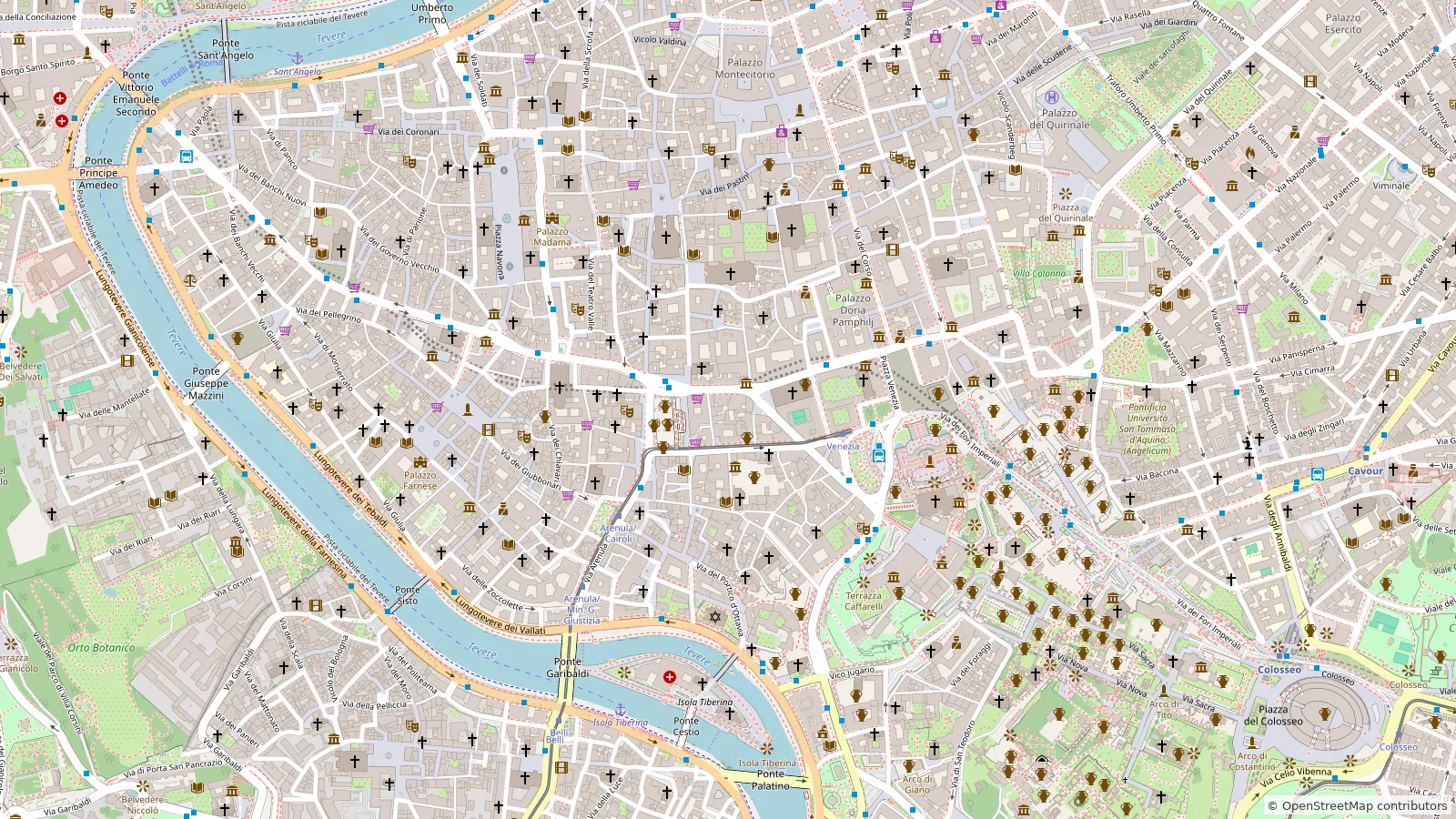 Map of this tour's route, with 4 marked stops